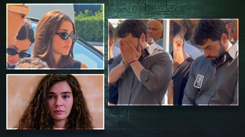 Ebru Şahin cenazeye gelmedi! Hande Erçel tanımadığı Akın Akınözü’nün annesinin cenazesinde zor anlar yaşadı