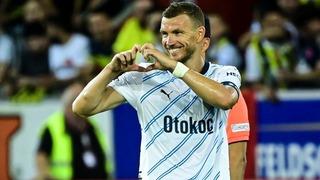 Dzeko Lugano karşısında hat-trick yaptı, tarihe geçti! Avrupa onu konuşuyor