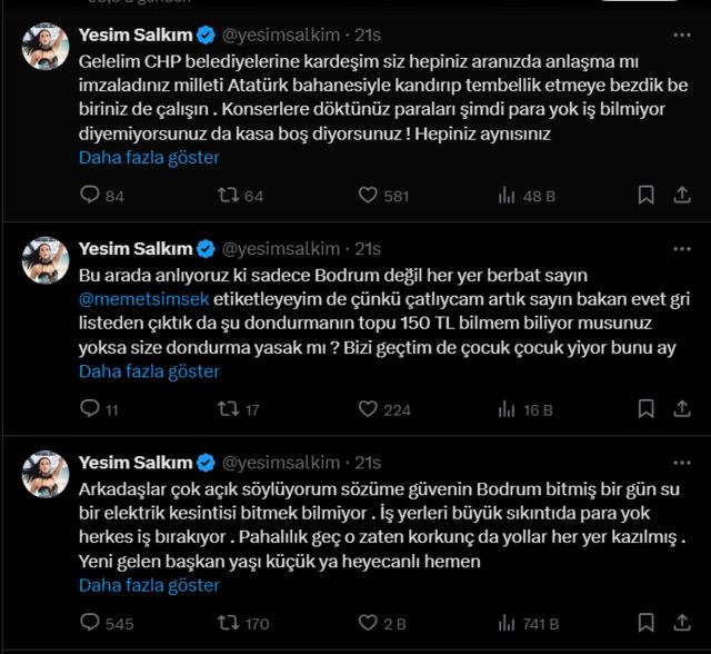 Yeşim Salkım dondurmanın topunun fiyatını açıkladı, CHP'li belediyelere patladı! Bodrum, Çeşme... 640xauto