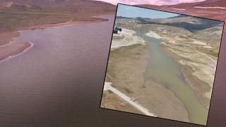 Kayseri'de kahreden görüntü! Turistik göl kuruma noktasında