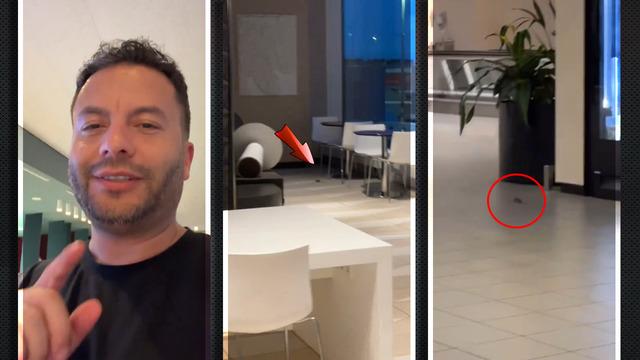 Hakkı Alkan paylaştı görenler inanamadı! ‘Havalimanında fareler cirit atıyor’