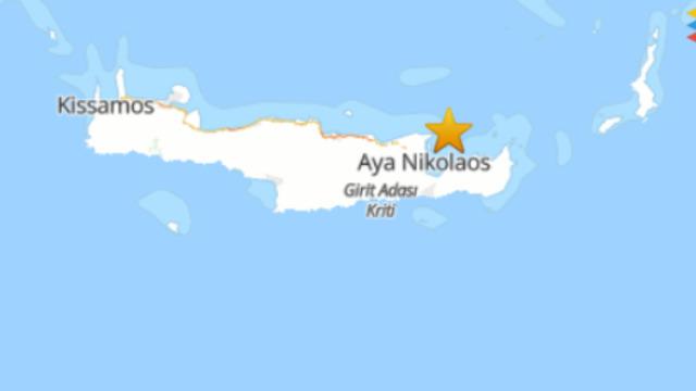 AFAD duyurdu! Girit açıklarında deprem