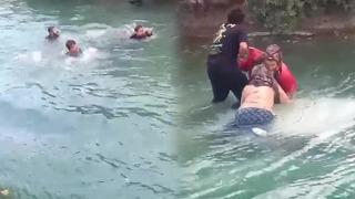 Yer: Adana! Otomobil sulama kanalına uçtu, can pazarı yaşandı