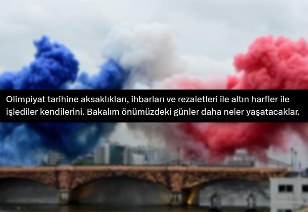 Paris'te olaylı olimpiyat açılışı! TRT fark eder fark etmez yayını kesti... O görüntüler olay oldu! 1080xauto