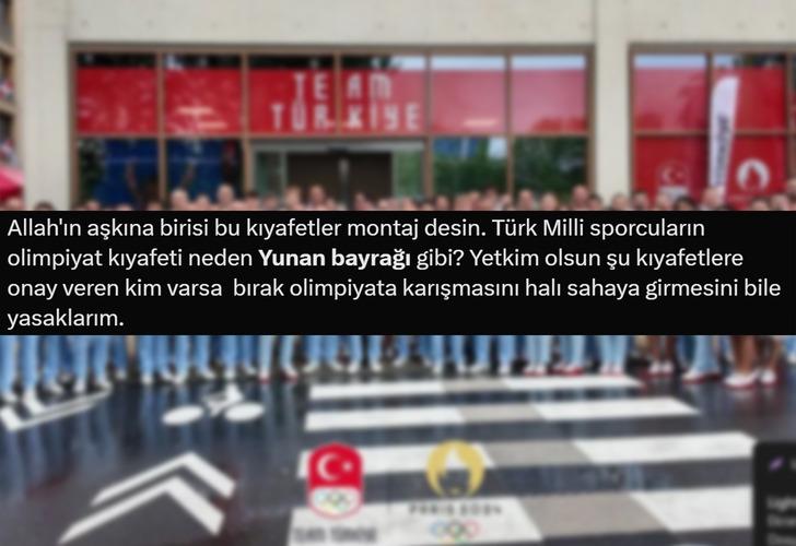 Milli sporcularımızın Olimpiyat kıyafetlerini görenler şaşkına döndü! Tepkiler çığ gibi büyüyor... 'Yunan bayrağı giydirilmiş' G4