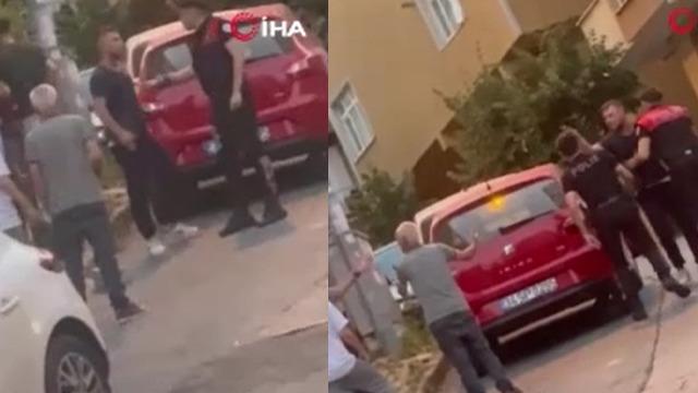 Komşular arasında 'mini etek' kavgası! Ortalık bir anda karıştı: O anlar kamerada!