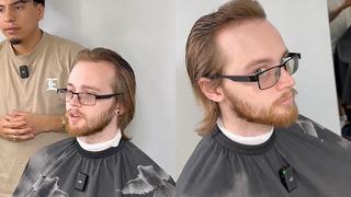 Saçını kestirince yakışıklı bir 'süper model'e dönüştü! Şaşırtan değişim milyonlarca kez izlendi