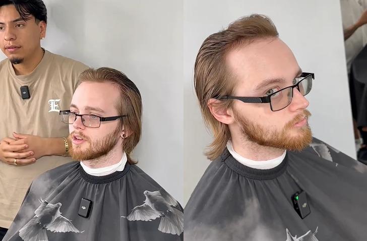 Saçını kestirince yakışıklı bir 'süper model'e dönüştü! Şaşırtan değişim milyonlarca kez izlendi