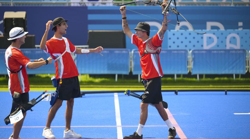 Okçuluk Klasik Yay Erkek Milli Takımı, Paris 2024 Olimpiyat Oyunları'nda bronz madalya kazandı