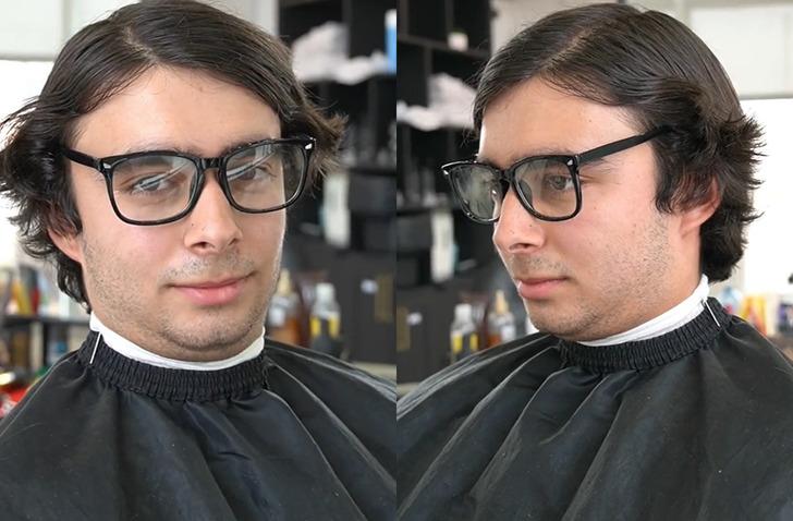 Saçını kestirince 'yeni bir adama' dönüştü! Gören gözlerine inanamadı