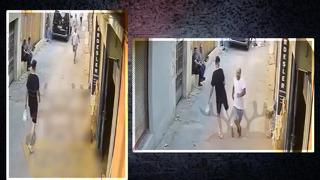 Yolda yürürken fark etti... Tek hamlesi yetti! Polisten kaçan suçluyu böyle durdurdu