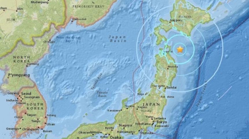 Japonya'da 6.2 b&uuml;y&uuml;kl&uuml;ğ&uuml;nde deprem