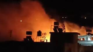 Doğum günü kutlamasında kaza! Havai fişekler yangına neden oldu 