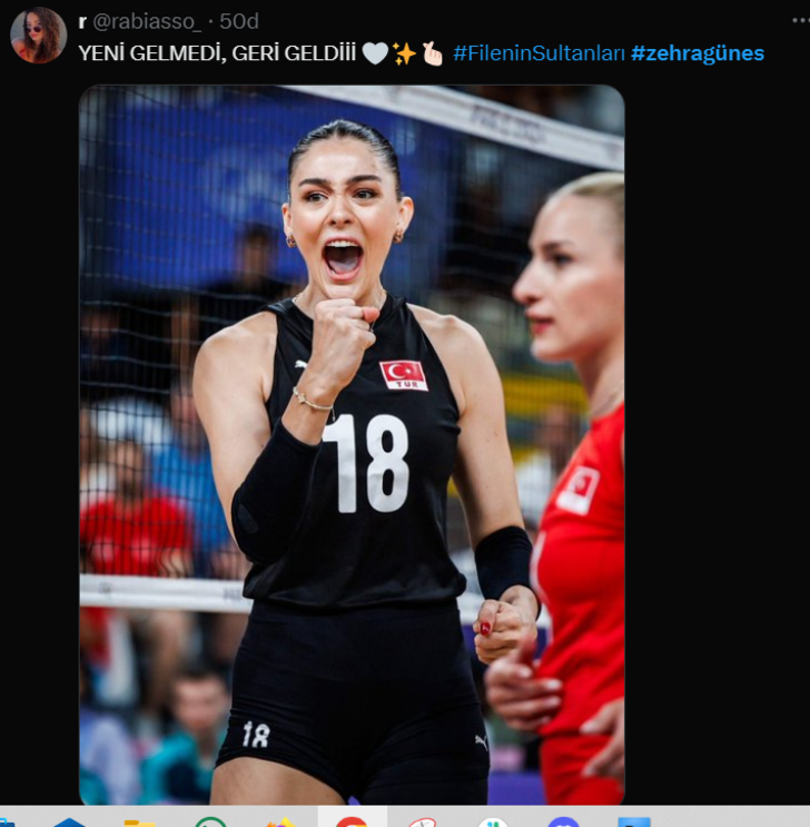 62 günlük sakatlık sonrası ilk maçına çıktı! Zehra Güneş'e yorum yağdı G2