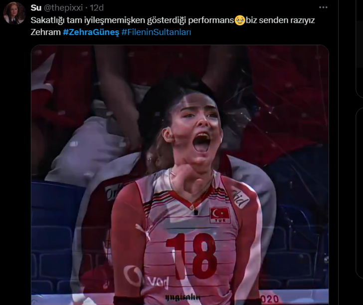 62 günlük sakatlık sonrası ilk maçına çıktı! Zehra Güneş'e yorum yağdı G5