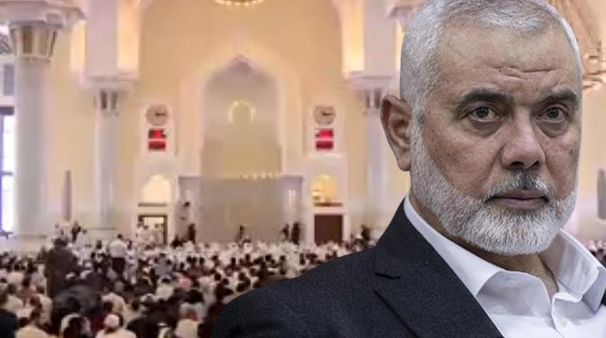 Haniye için Katar'da cenaze töreni! Arap ve İslam dünyasından liderler orada! Türkiye'den katılım yoğun... Ayasofya'dan da ilk görüntüler geldi