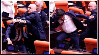 Meclis'teki o yumruktan sonra ilk kez konuştu 'Keşke olmasaydı! Bazılarına hak ettiği dilden konuşmak gerekiyor'