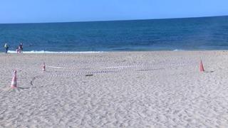 Arnavutköy plajında ekipleri alarma geçiren olay! Denize girerken havan topu buldu