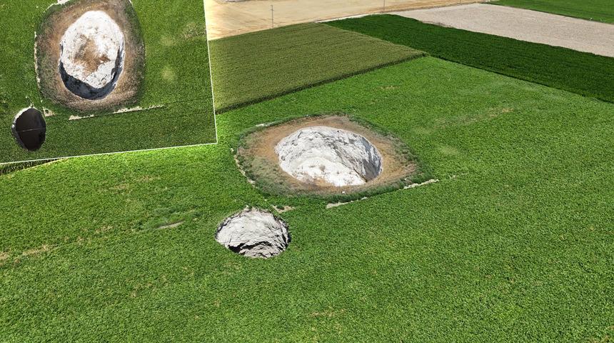 Konya'da faciadan dönüldü! Aynı bölgede ikinci kez oluştu: "Tarladan ses geldi, oraya doğru baktığımızda..."