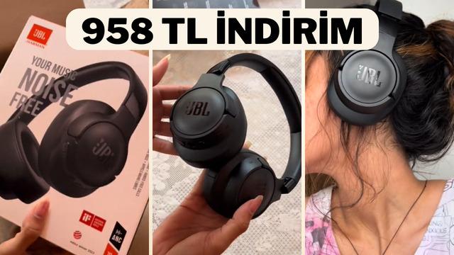 Aktif gürültü engelleme, 30 saate kadar pil ömrü... JBL Live 770 BT NC indirimde