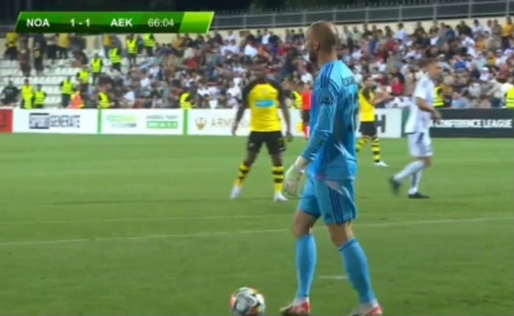 UEFA Konferans Ligi'nde kaleci gol attı! Kendi kalesinden yaptığı vuruş rüzgar yardımıyla ağlarla buluştu! G2