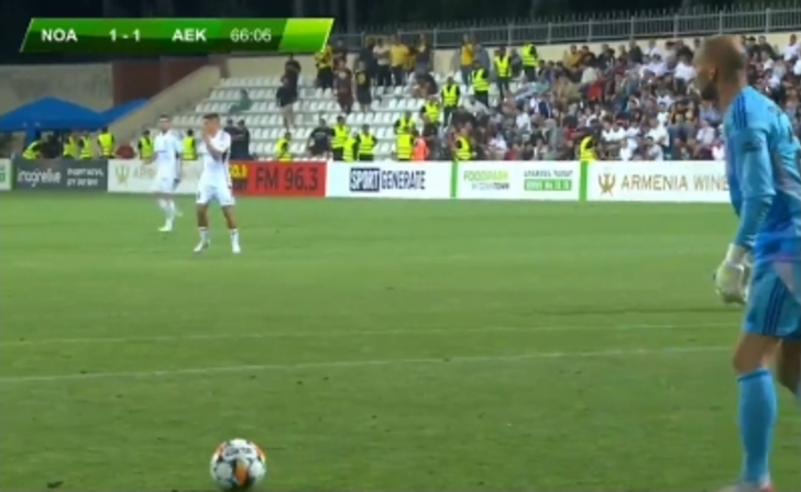 UEFA Konferans Ligi'nde kaleci gol attı! Kendi kalesinden yaptığı vuruş rüzgar yardımıyla ağlarla buluştu! G5