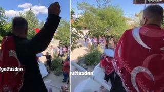 Düğün âdeti sosyal medyanın gündemine yerleşti! Damat gelini taşladı.. Bu nasıl bir âdet?