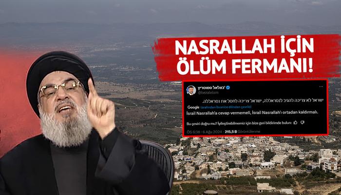 Nasrallah için ölüm fermanı! "İsrail olsa da olmasa da saldıracağız"