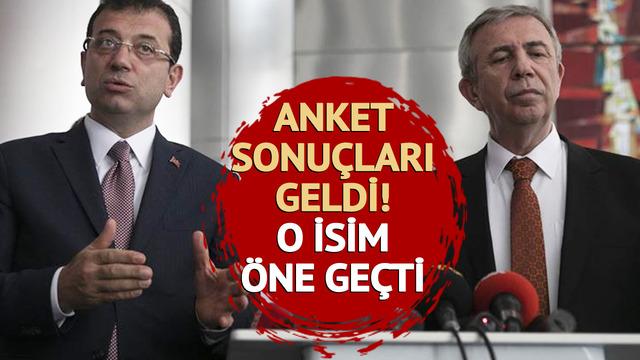 Son ankette Mansur Yavaş öne geçti: Ekrem İmamoğlu'na kötü haber!