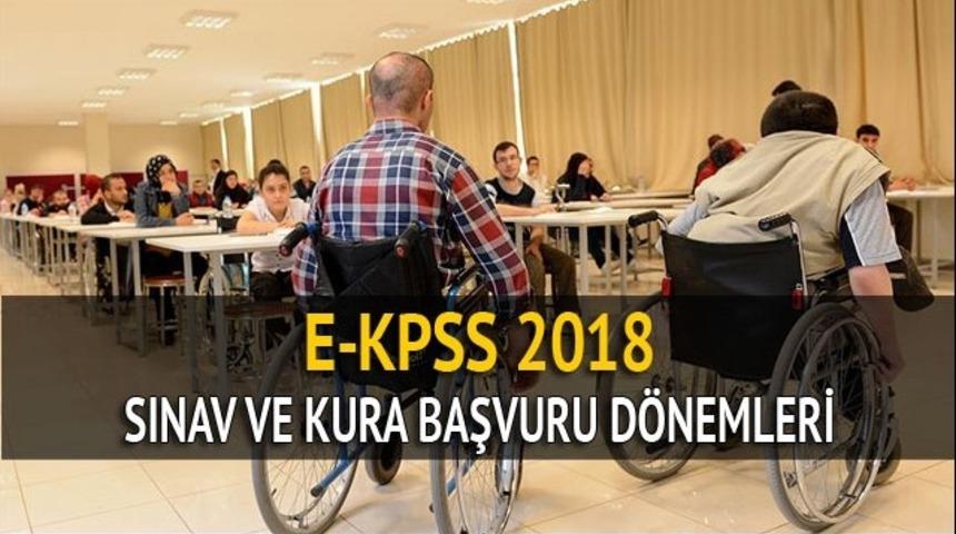 EKPSS 2018 başvuru d&ouml;nemi ne zaman başlayacak? E-KPSS kura ve sınav başvurusu nasıl yapılacak?