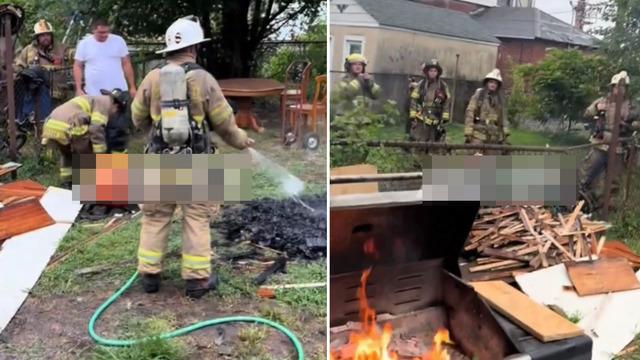 Amerika'da mangal yapan Türk ailenin evini şikayetler üzerine polis bastı! O anlar saniye saniye kamerada... Türkiye mi sandınız?