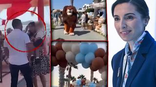 Hafize Gaye Erkan aylar sonra Bodrum'da ortaya çıktı! Oğluna villada doğum günü partisinden renkli görüntüler