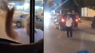 Önünü kestiği ambulansın camlarını yumrukladı! İki kadın sağlık çalışanı çığlık çığlığa kaldı