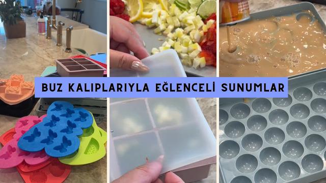Sosyal medyada viral oldu! Herkesin aradığı o buz kalıpları burada