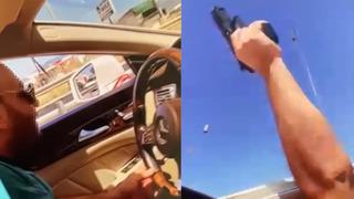 Aracın sunroof camından defalarca ateş açtı! Sosyal medyada paylaşınca gözaltına alındı