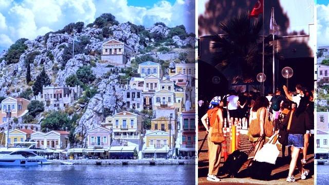 Yunan adalarındaki çile: 4 saat sürdü! Kimse bir adım geri atmadı 