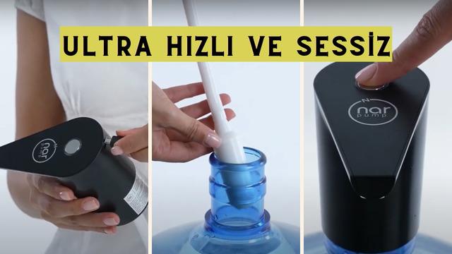 Geleneksel pompalara elveda! Satış rekorları kıran otomatik damacana pompasını inceledik