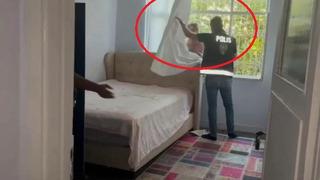 Polis de şaşırdı! Kimisi yatakta kimisi perdenin arkasında yarı çıplak yakalandı