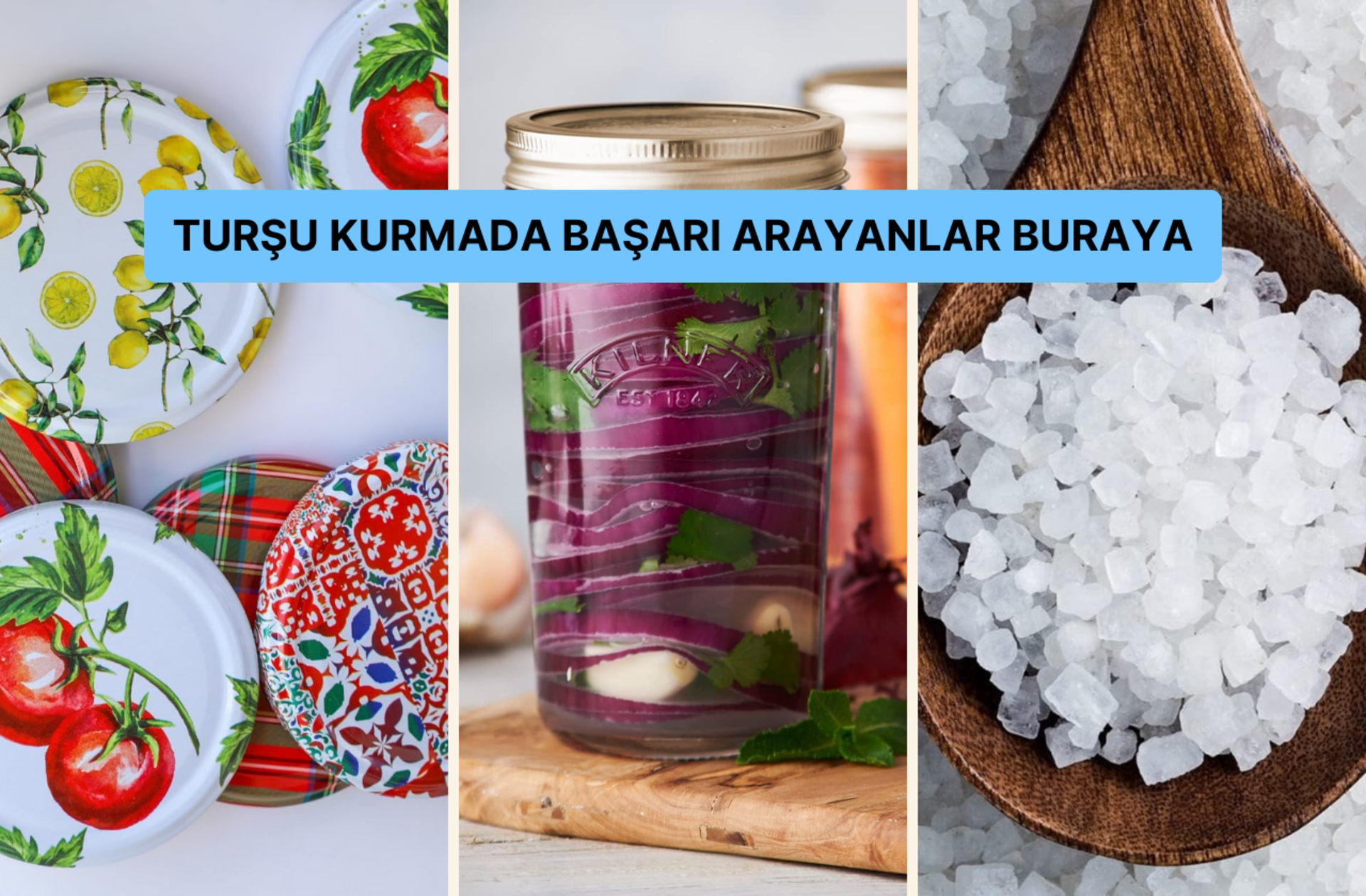 Turşu yapımında ustalaşmak isteyenler için olmazsa olmaz ürünler	