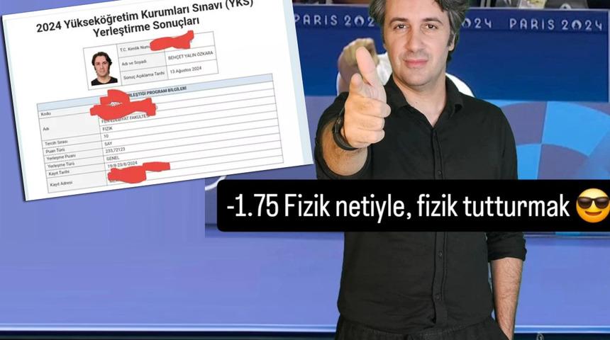 Herkes onu konuşuyordu! YKS'de eksi fizik netiyle fizik bölümü mü kazandı? ÖSYM'den açıklama geldi