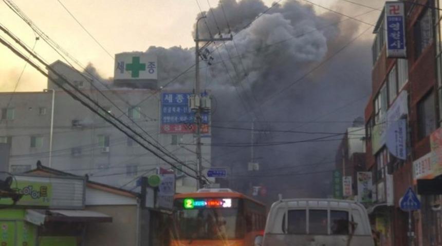 Güney Kore'de hastanede yangın faciası! Onlarca ölü ve yaralı var