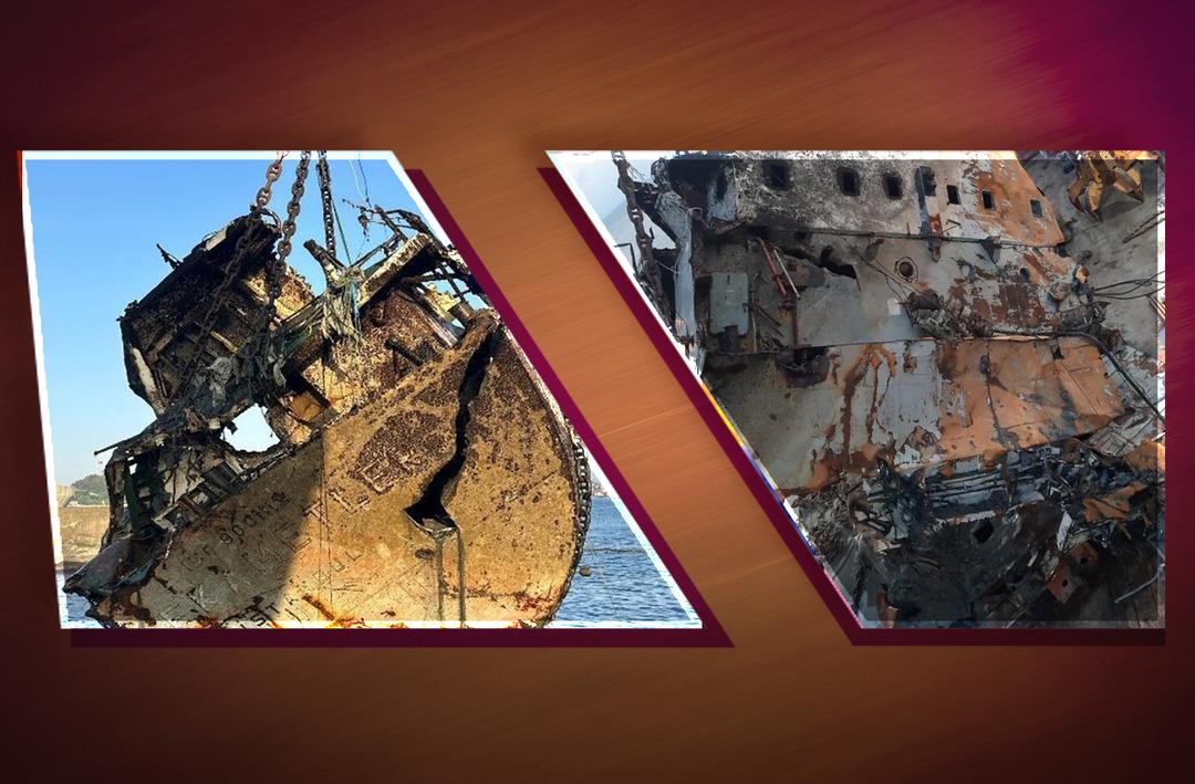 9 aydır batık olan Kafkametler'in enkazı kaldırıldı! 7 kişi hala kayıp