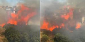 İstanbul'da korkutan yangın!