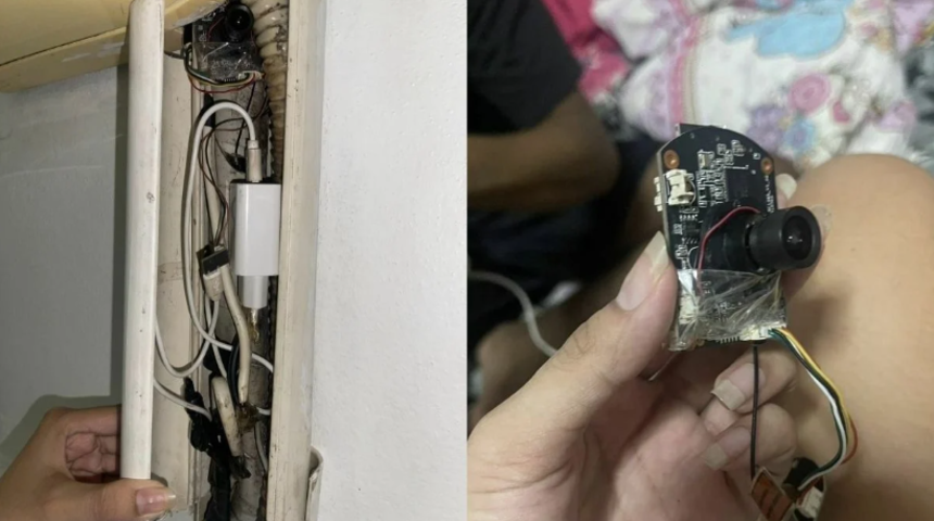 Klimanın içinden gizli kamera çıktı! Apartman görevlisinden şüphelendi... "Videoların sızdırılmasından endişeleniyorum"