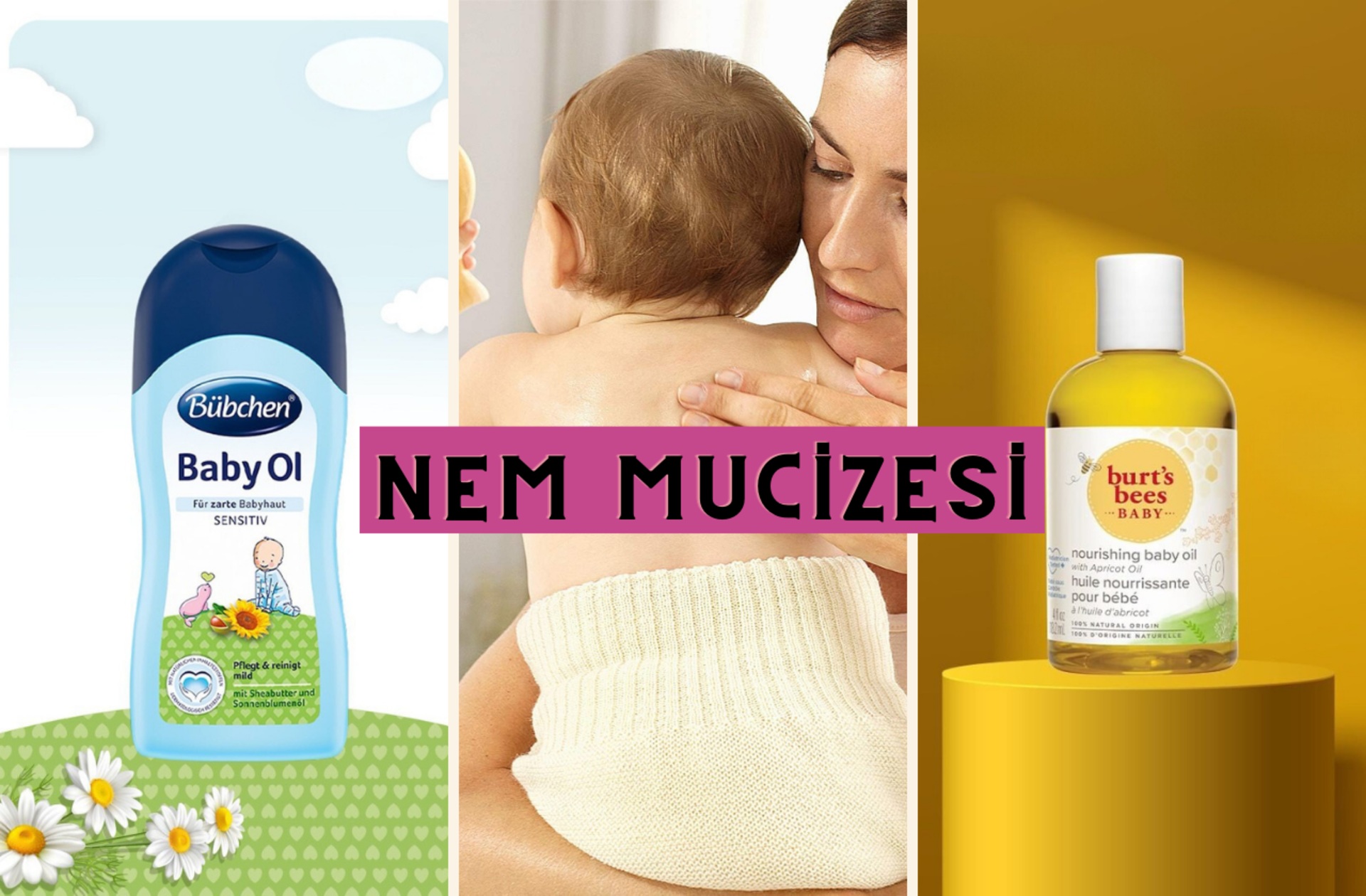 Cildi kuruyan bebeklerin imdadına yetişen en iyi bebek yağı çeşitleri