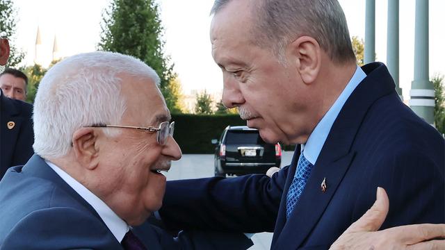 Mahmud Abbas Ankara'da: İşte ilk kareler! Cumhurbaşkanı Erdoğan ile görüşme sonrası açıklama geldi
