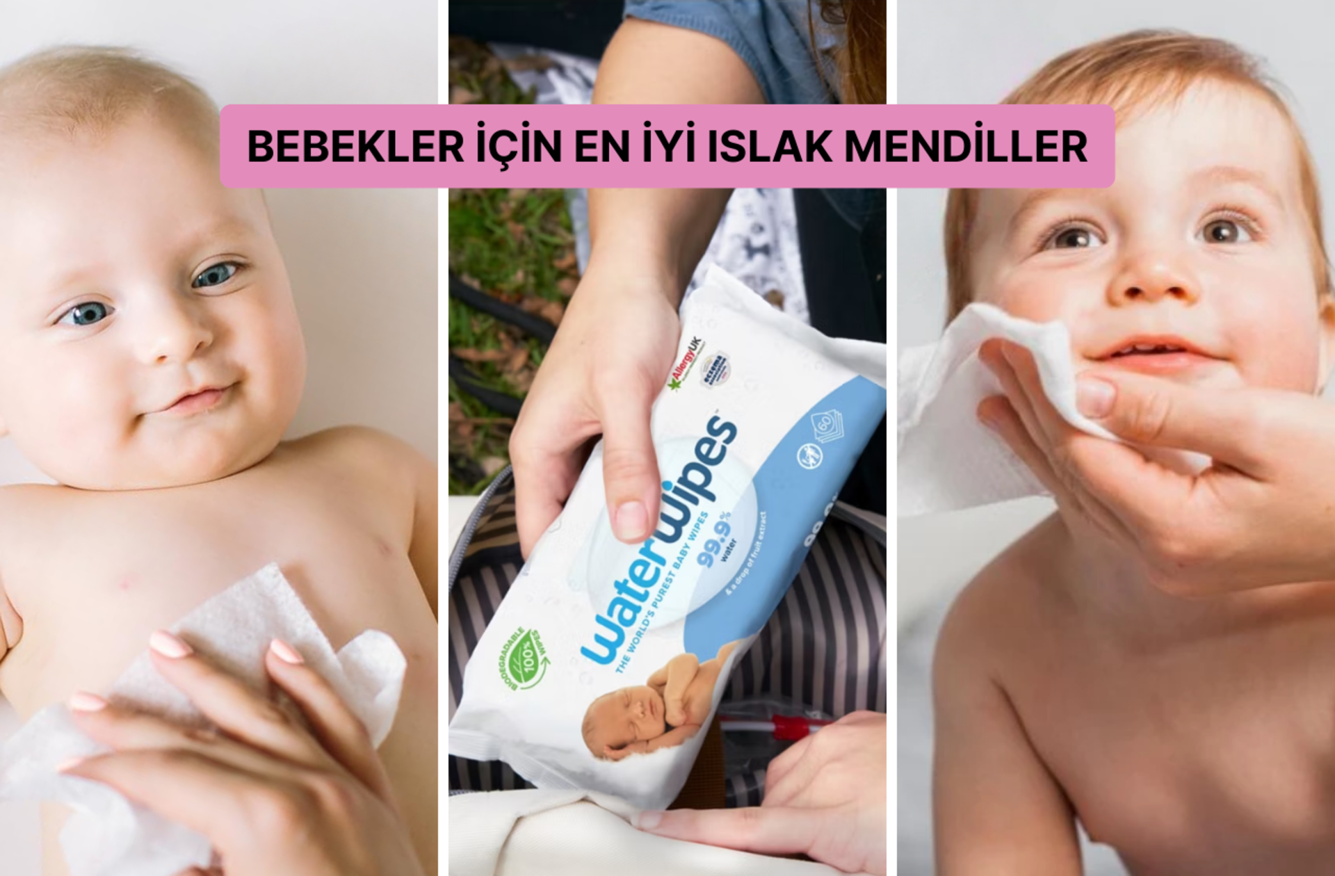 Bebeğinizin cildini tahriş etmeyecek en yumuşak ve güvenilir ıslak mendiller