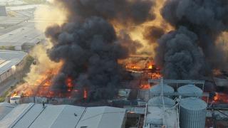 Gaziantep'te büyük yangın! Dumanlar gökyüzünü kapladı