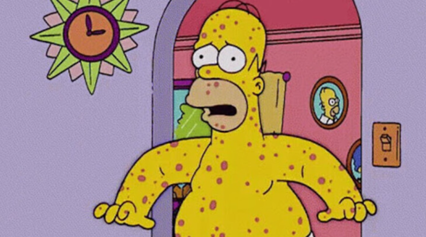 The Simpsons (Simpsonlar) yine iş başında! Maymun çiçeği virüsünü de mi bildiler? "Doğruysa yandık"