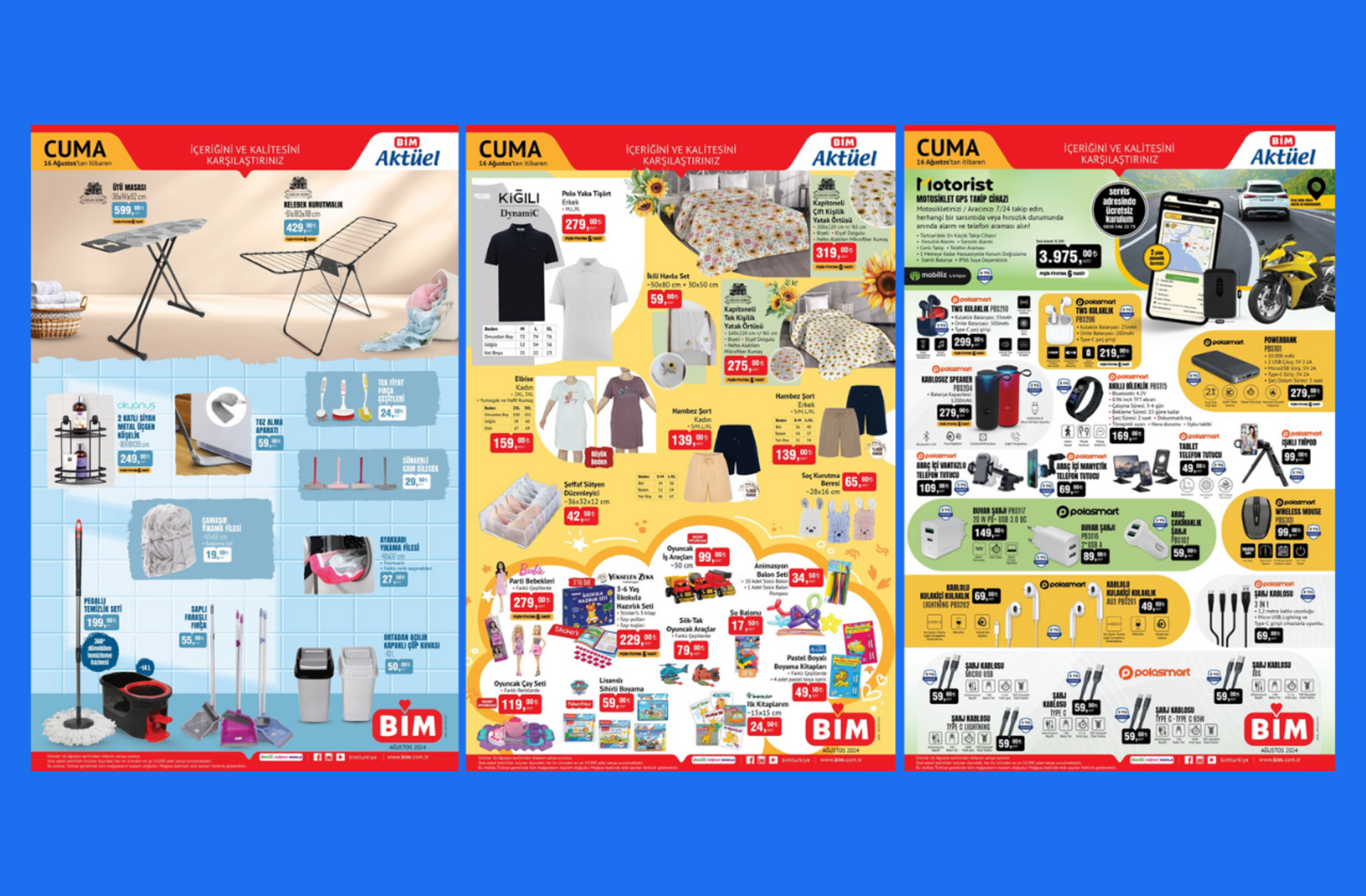 BİM'e Kiğılı Polo Yaka Tişört geliyor! 16 Ağustos 2024 BİM Aktüel Kataloğu burada